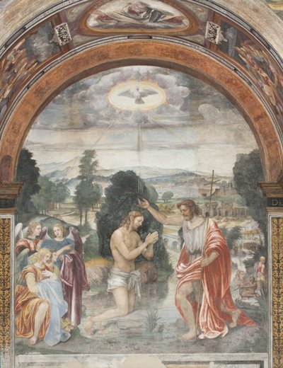 El bautismo de Cristo de Evangelista and Arcimboldi Luini